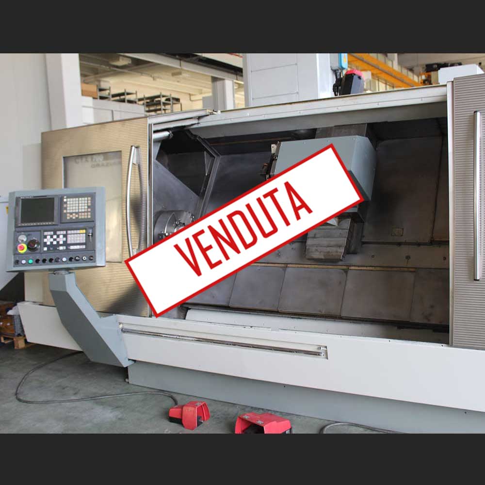 TORNIO CNC GRAZIANO GT 700 C ​ CNC Fagor Diametro mandrino mm 400